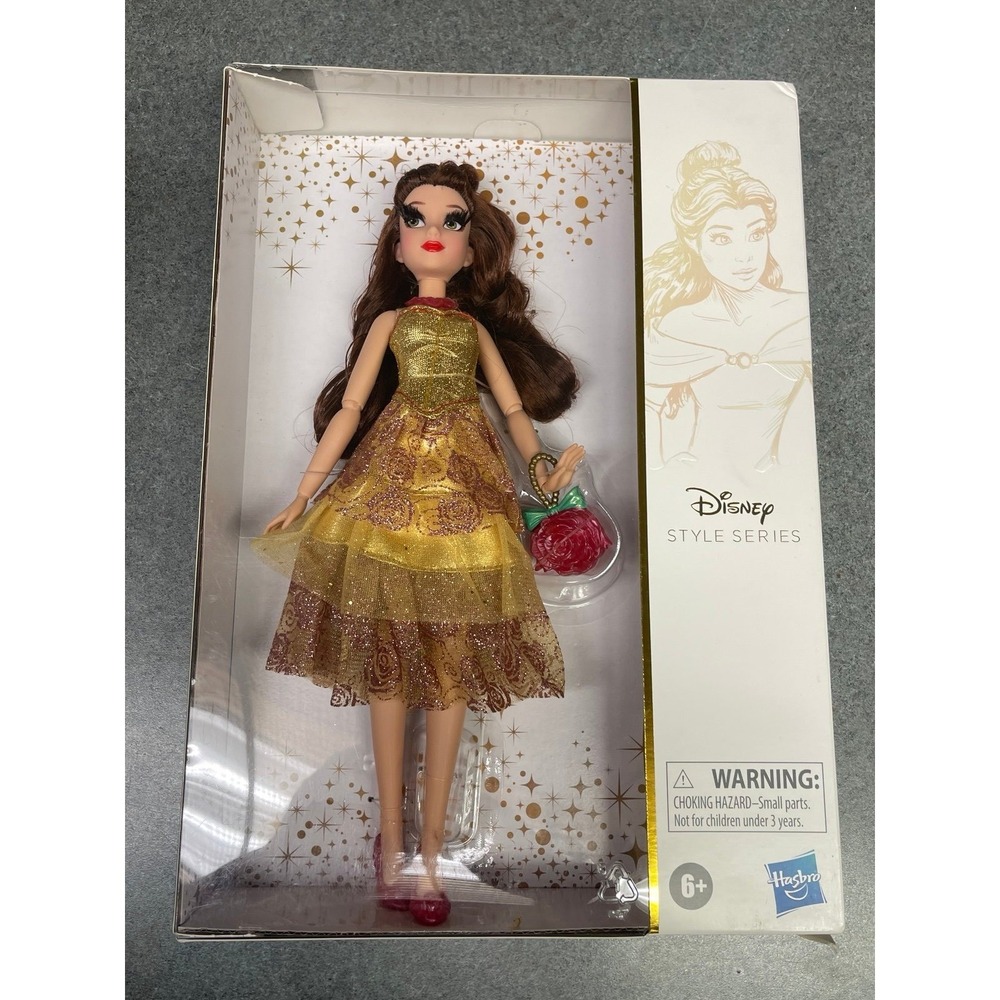 Hasbro Disney Style Series Belle 11" Fashion Doll In Contemporary Style Dress